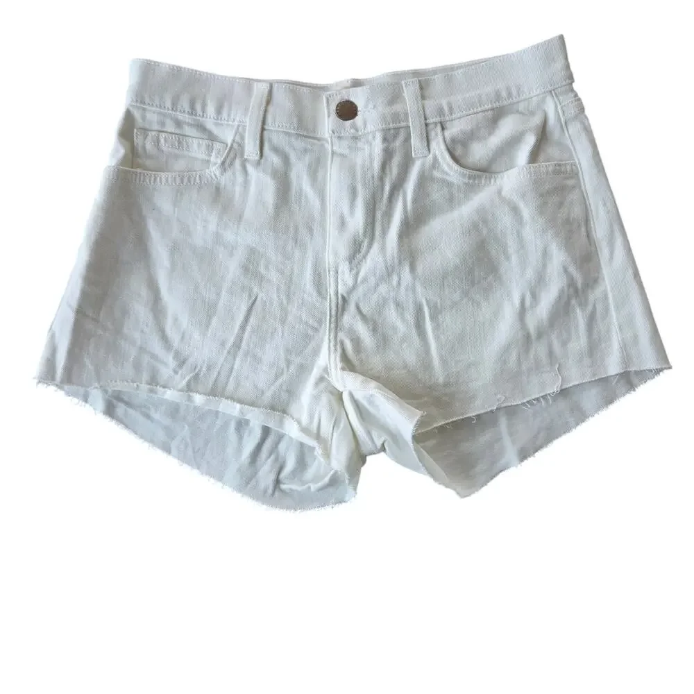 L'Agence Ryland Cutoff Denim Shorts Size 25 NWOT